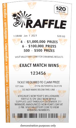 Virginia's New Year's Millionaire Raffle