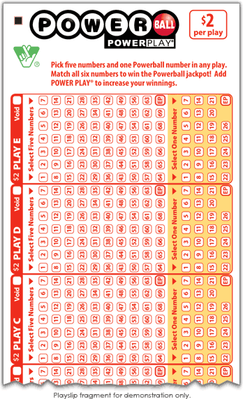 Powerball Chart Numbers