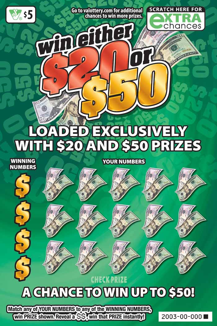 VA Lottery Scratch Offs Ticket Odds, Prizes, Payouts & Info