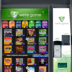 Virginia Lottery gaming machine