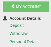 lottery account information