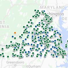 November 2020 winners map