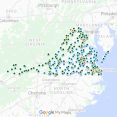 March 2020 Winners Map