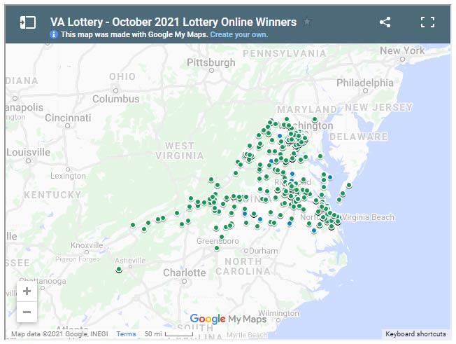 october online winners map