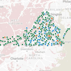 October 2019 winner map