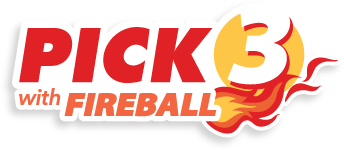 pick 3 with fireball logo