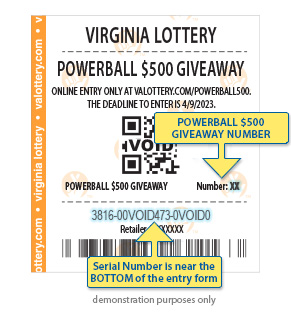Powerball $500 Giveaway