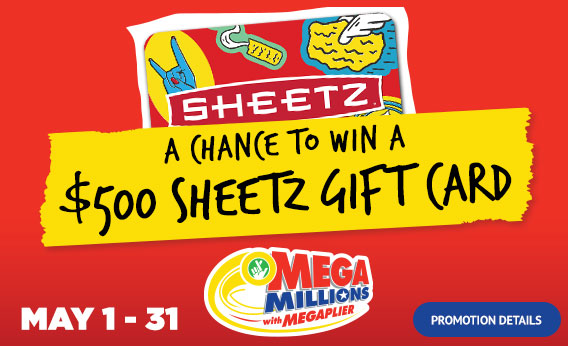 Sheetz Mega Millions Giveaway