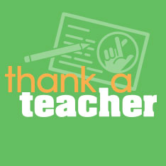 thank a teacher