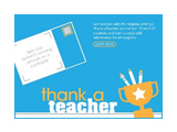 thank a teacher logo image