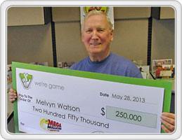 Melvyn Watson wins